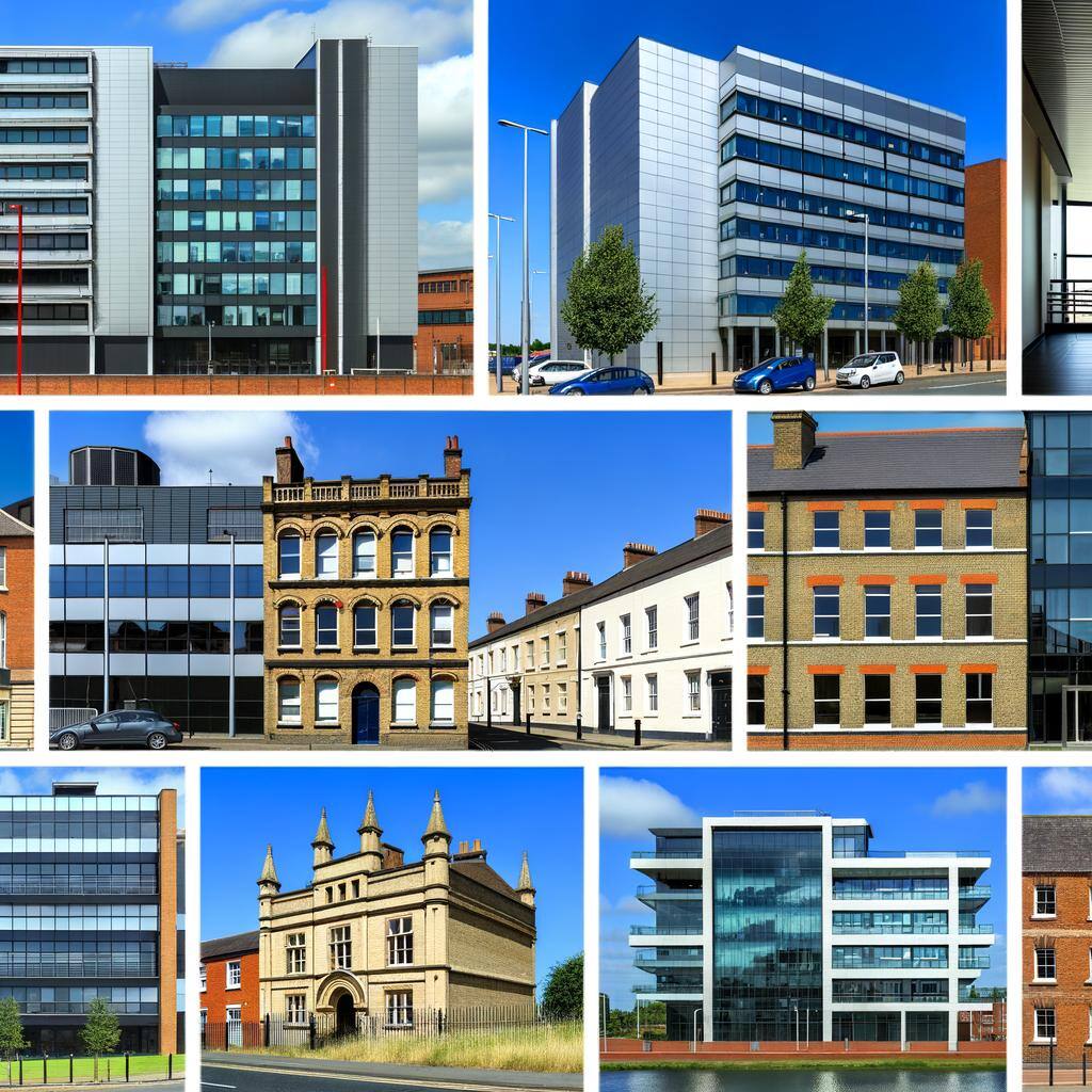 an image of office buildings across the UK